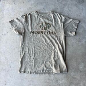 Mossy Oak Mens Green tee y2k Men size L Large